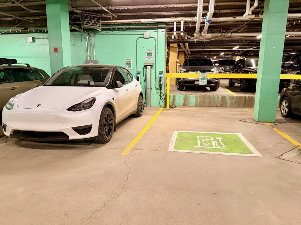 Village EV parking