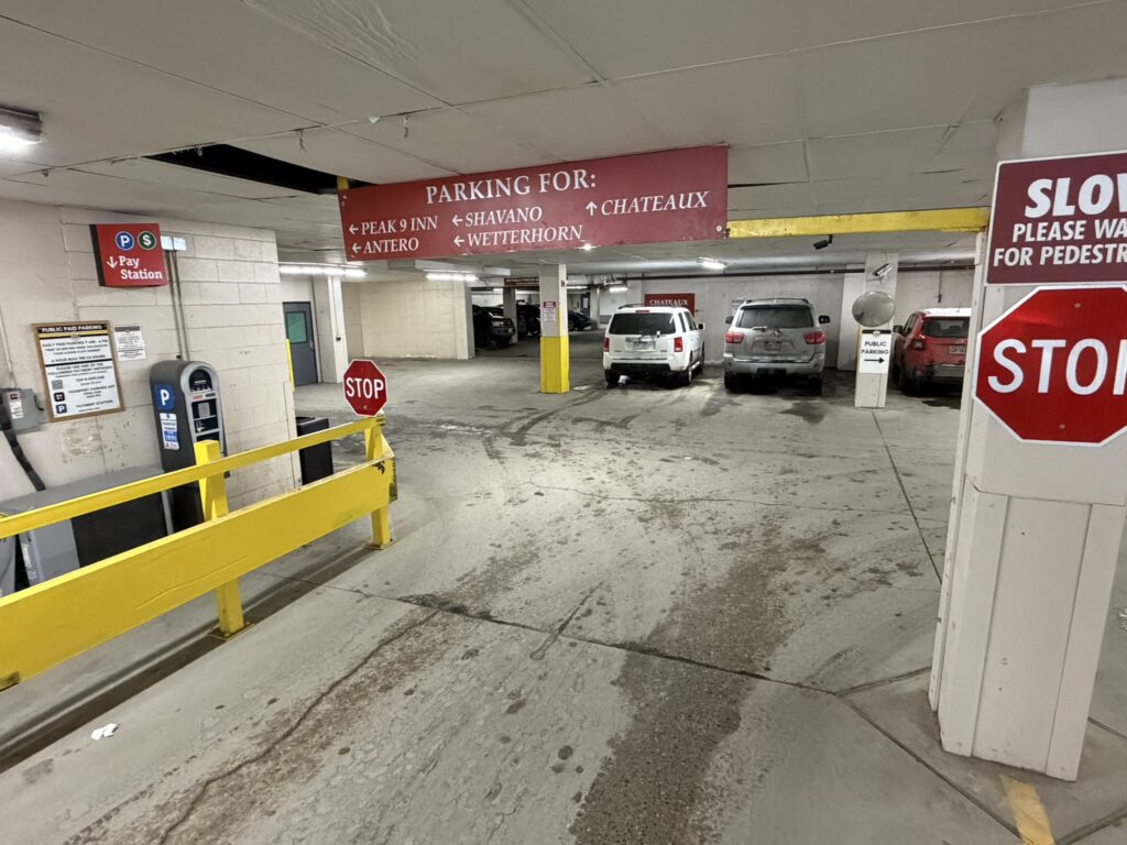 Turn left for main garage