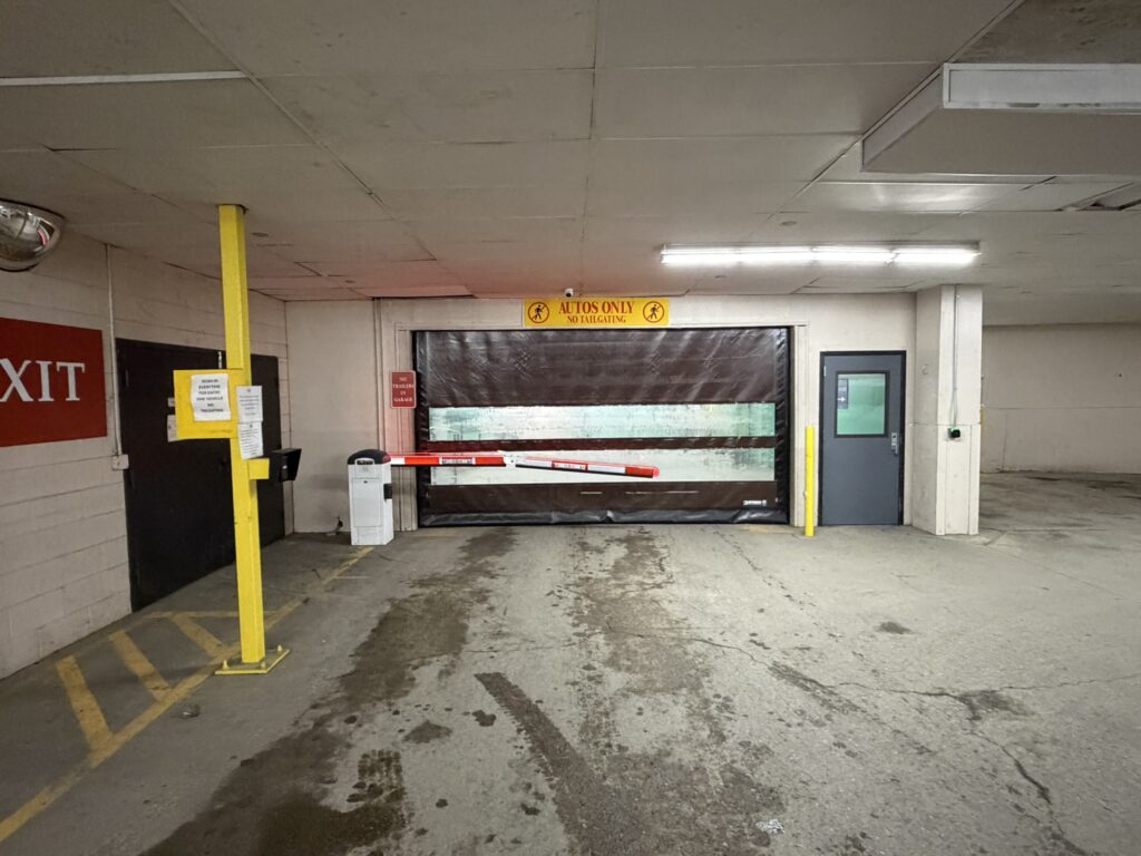 Main garage entrance